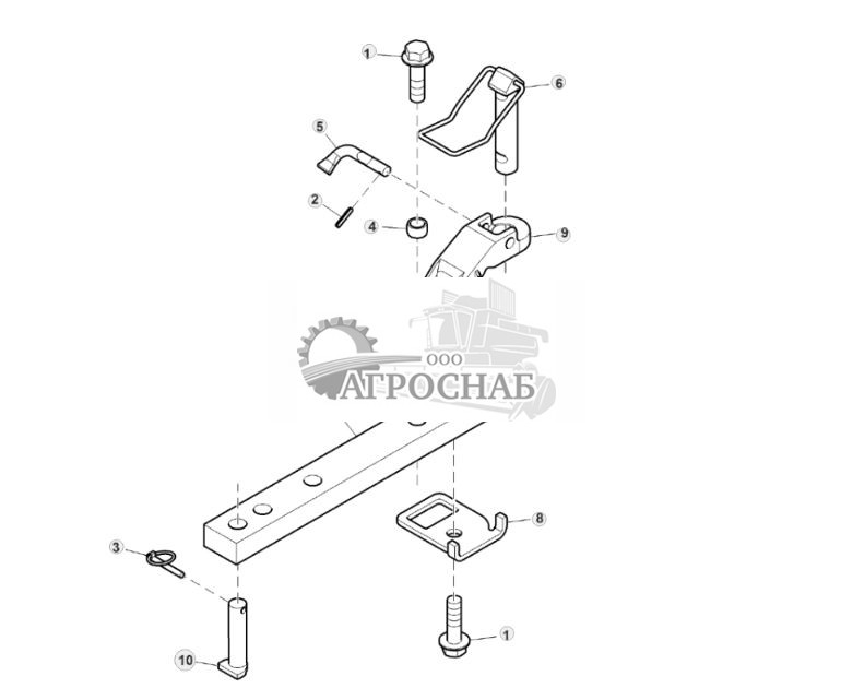 Тяговая штанга с ударной накладкой, для тяжелых условий эксплуатации - ST814417 314.jpg